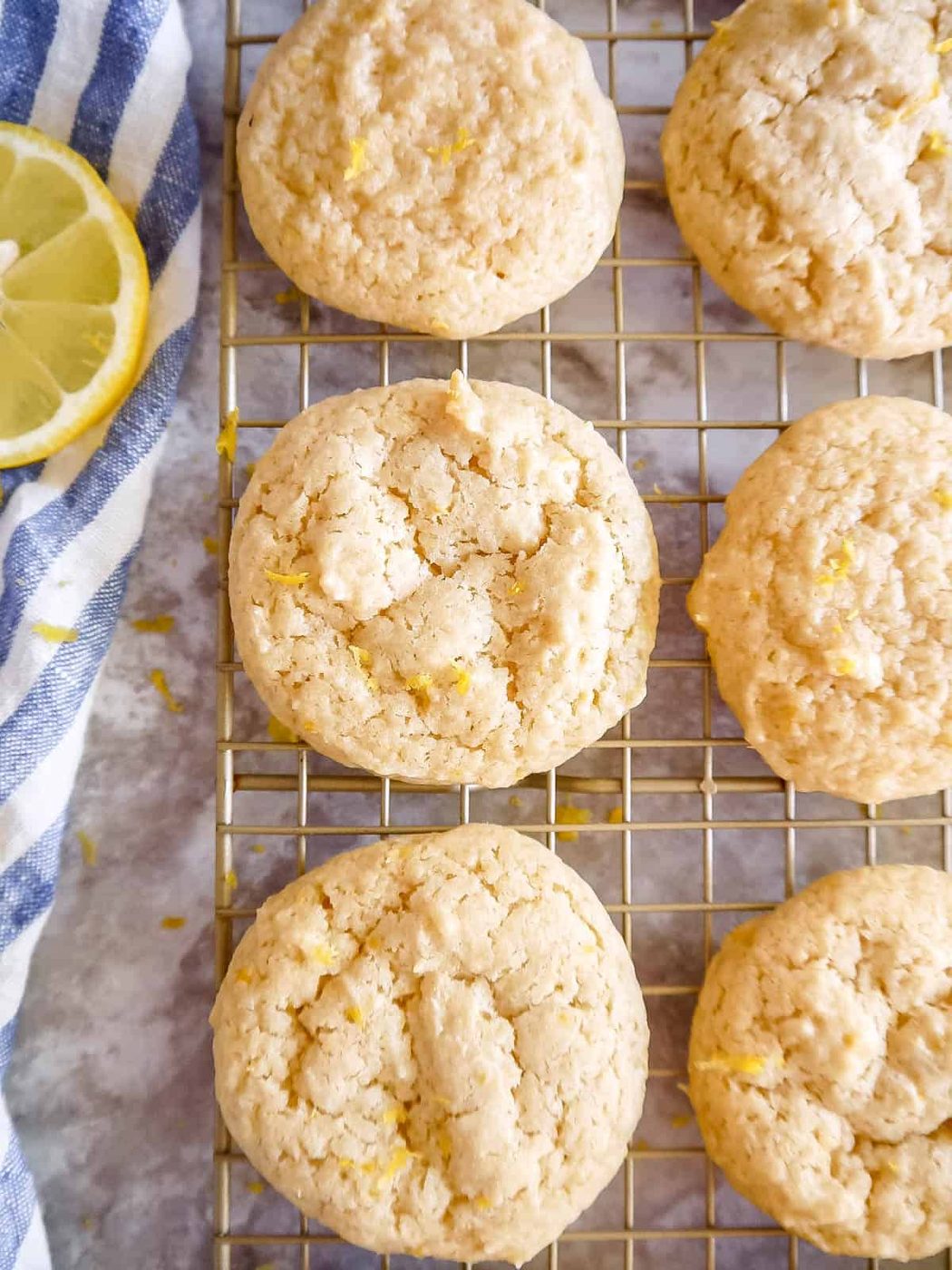 Lemon Sugar Cookies with Olive Oil, Dairy-free
