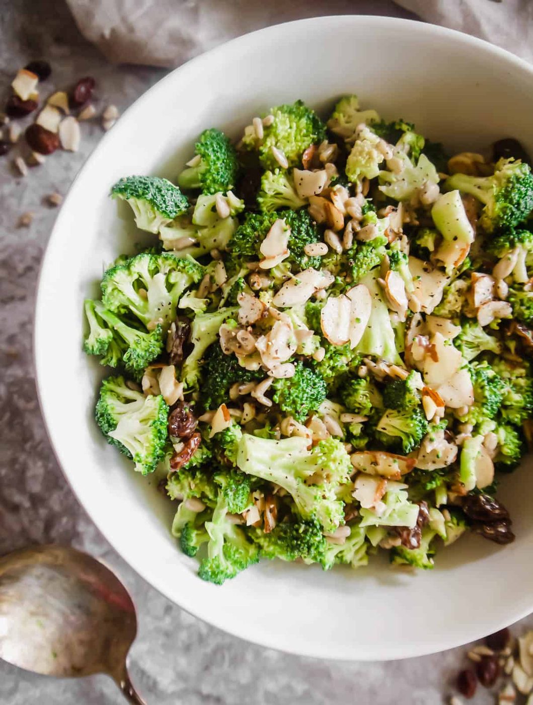 Light and Simple Broccoli Salad, Dairy-free