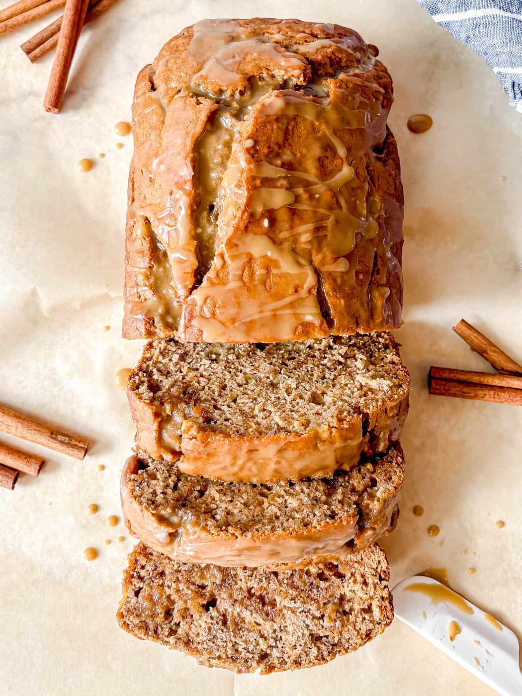 Maple Glaze: Maple Banana Bread