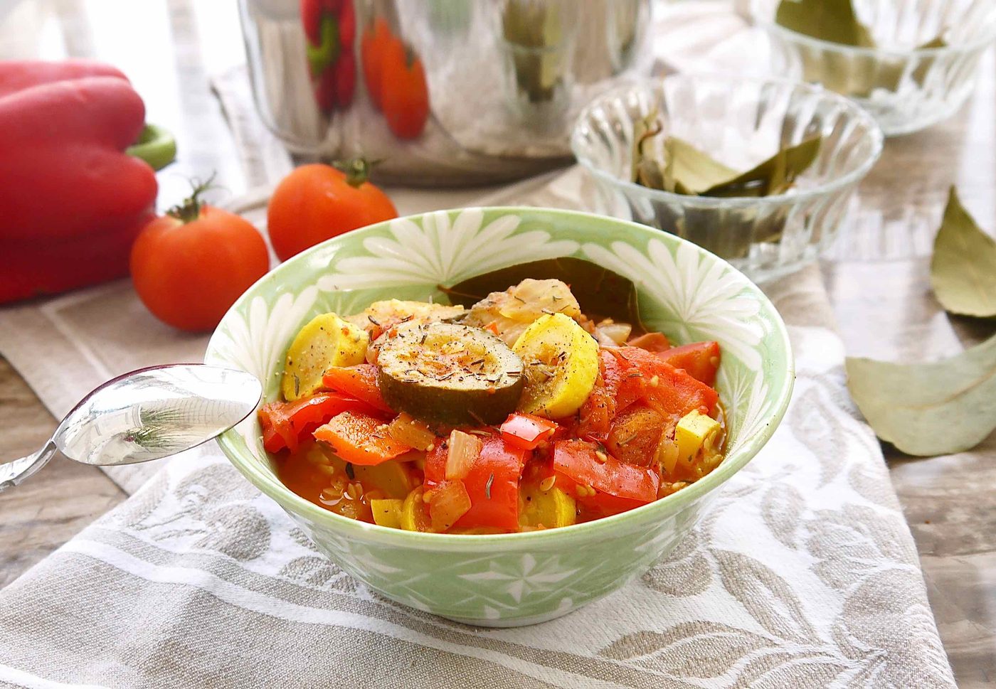 My Mom's Ratatouille, a naturally Paleo lighter recipe. |Perchance To Cook