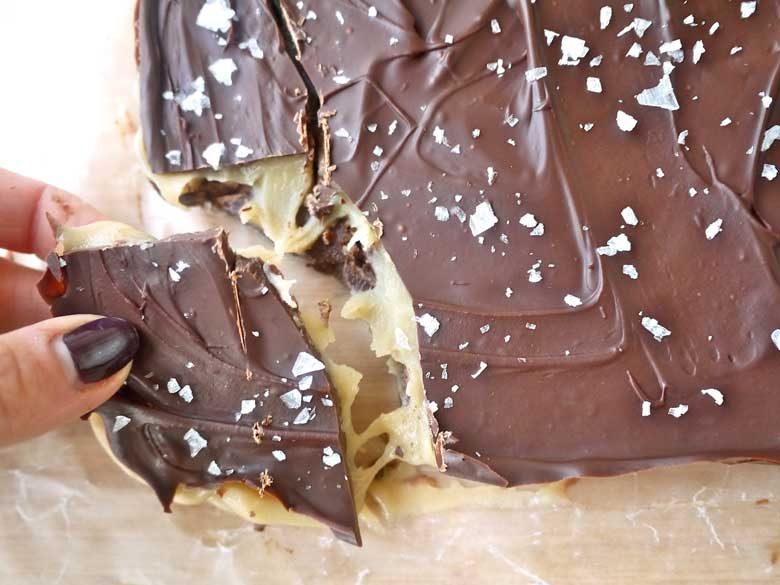 Salted Caramel Paleo Bark (GF, dairy-free)