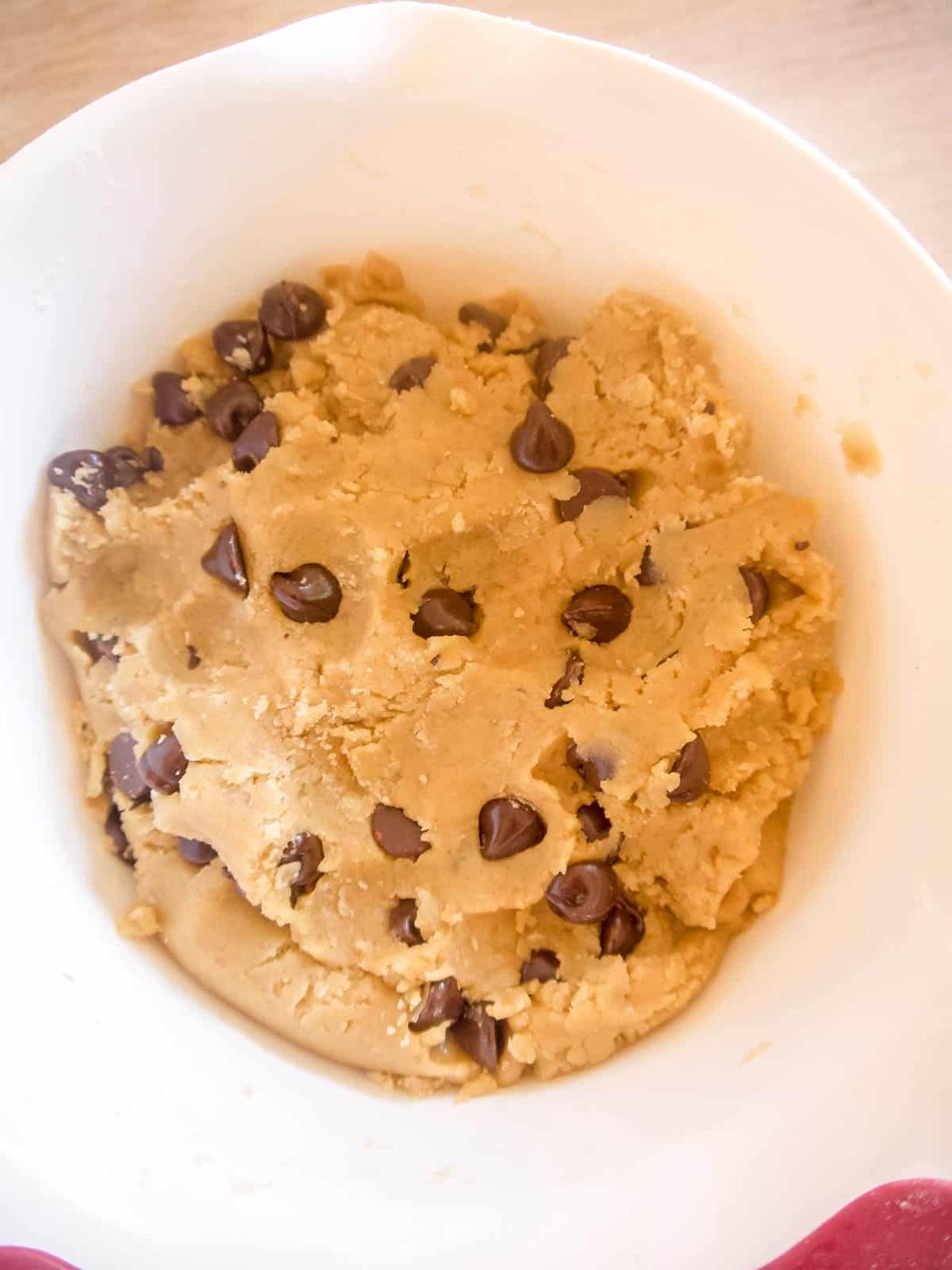 Finished cookie dough.