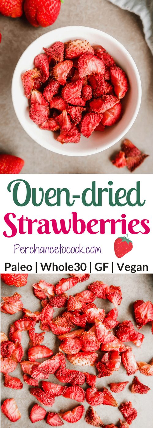 Oven-Dried Strawberries (Paleo, GF, Whole30)