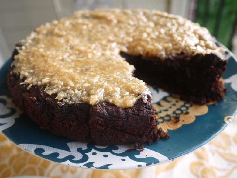Paleo German Chocolate Cake (GF)