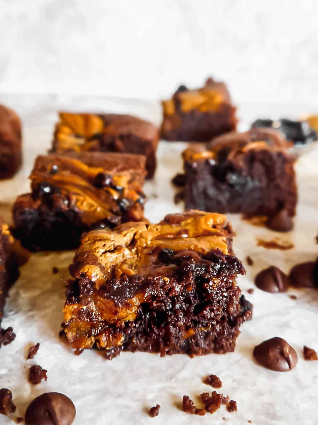 Our favorite Paleo Almond Butter and Jelly Brownies, Gluten free