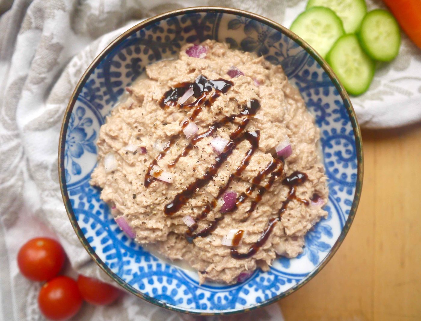 Paleo Balsamic Tuna Dip/Salad, GF