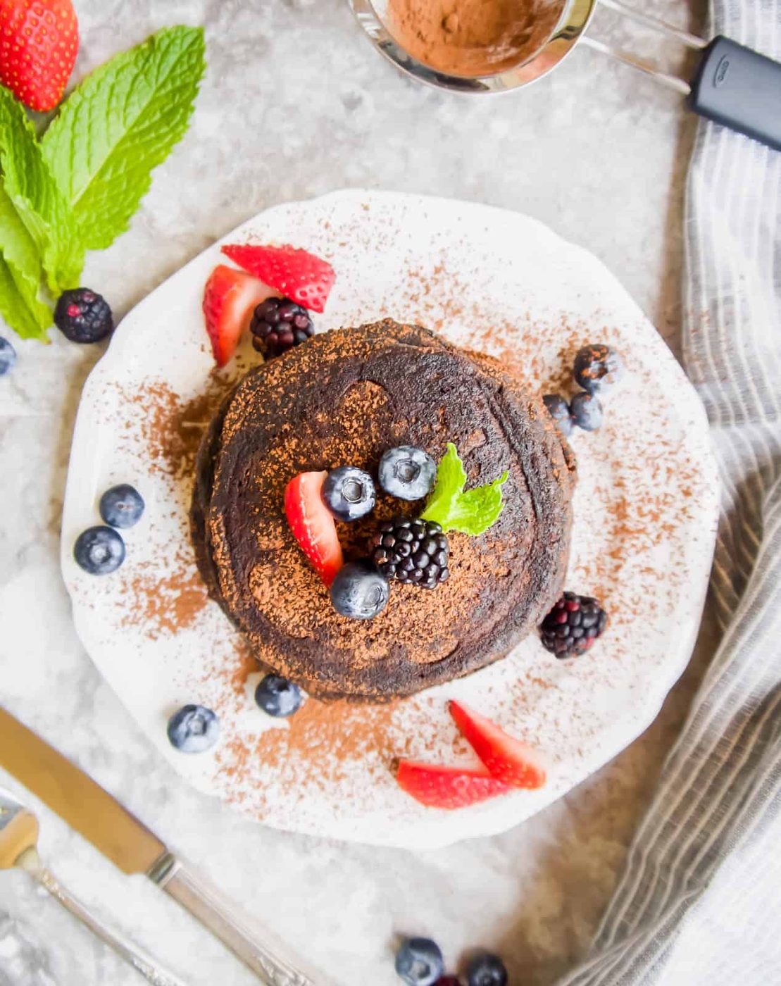 Paleo Carob Pancakes (GF)