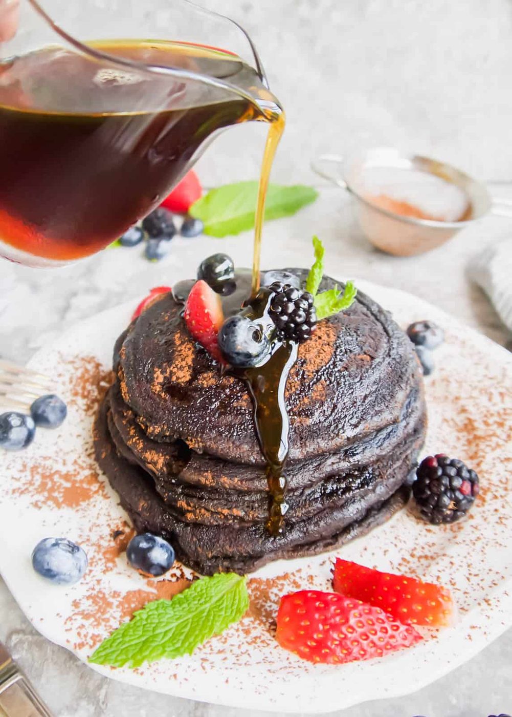 Paleo Carob Pancakes (GF)