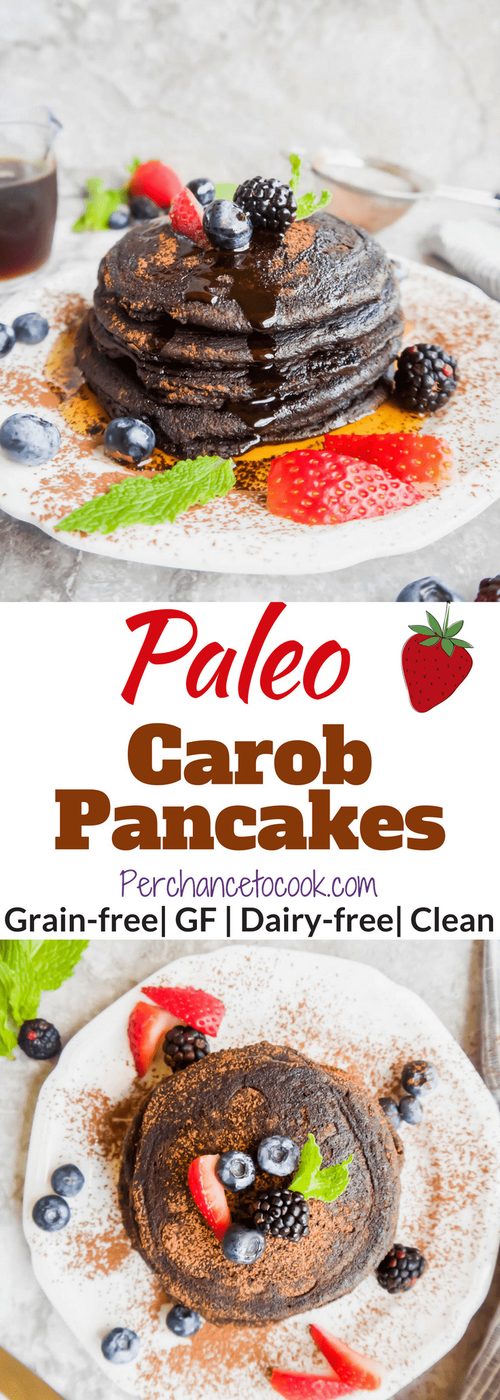 Paleo Carob Pancakes (GF)