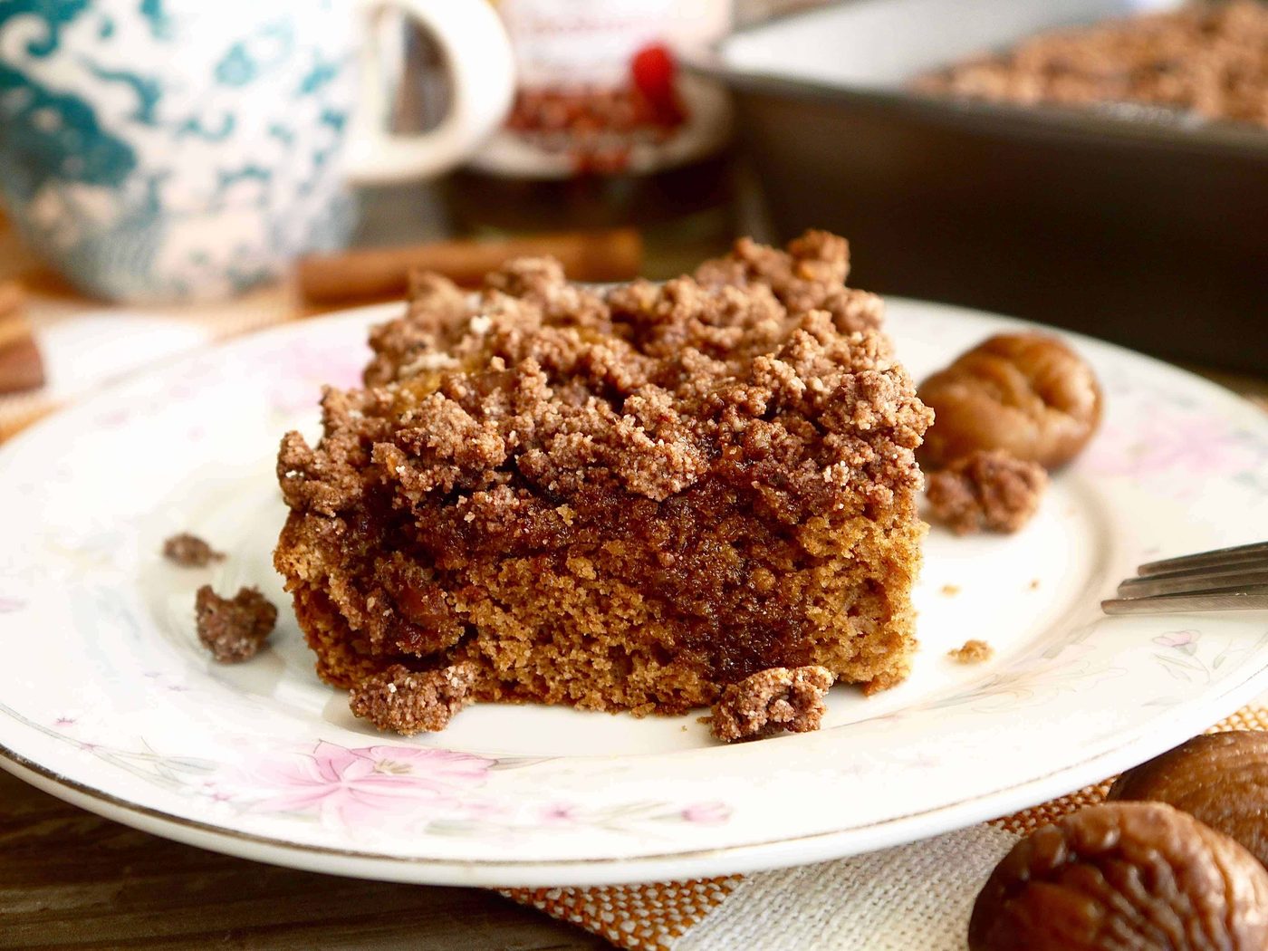 Chestnut Flour Coffee Cake