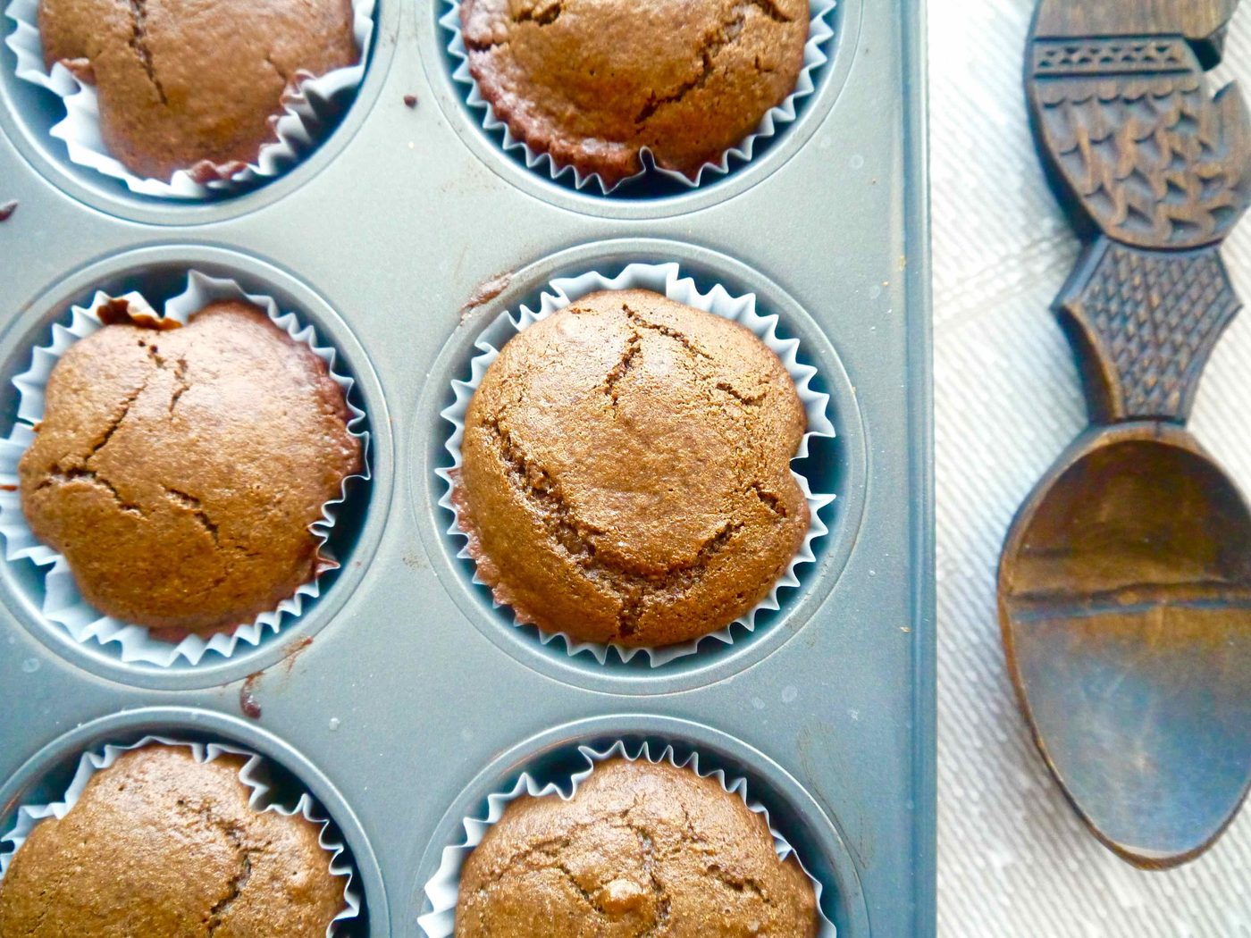 Paleo Chestnut Flour Gingerbread Muffins (GF) | Perchance to cook