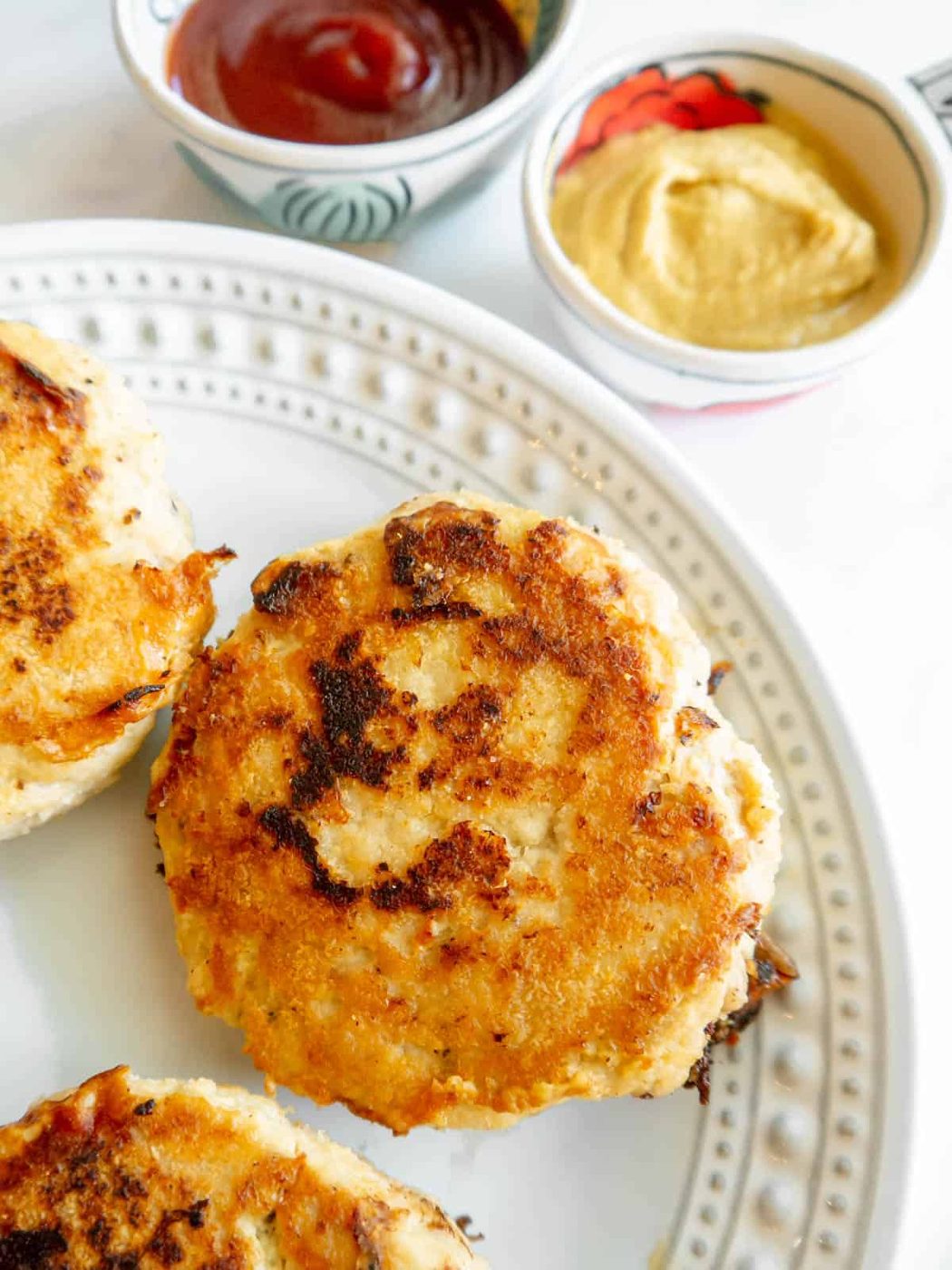 Lighter Chicken Burger Patty Recipe