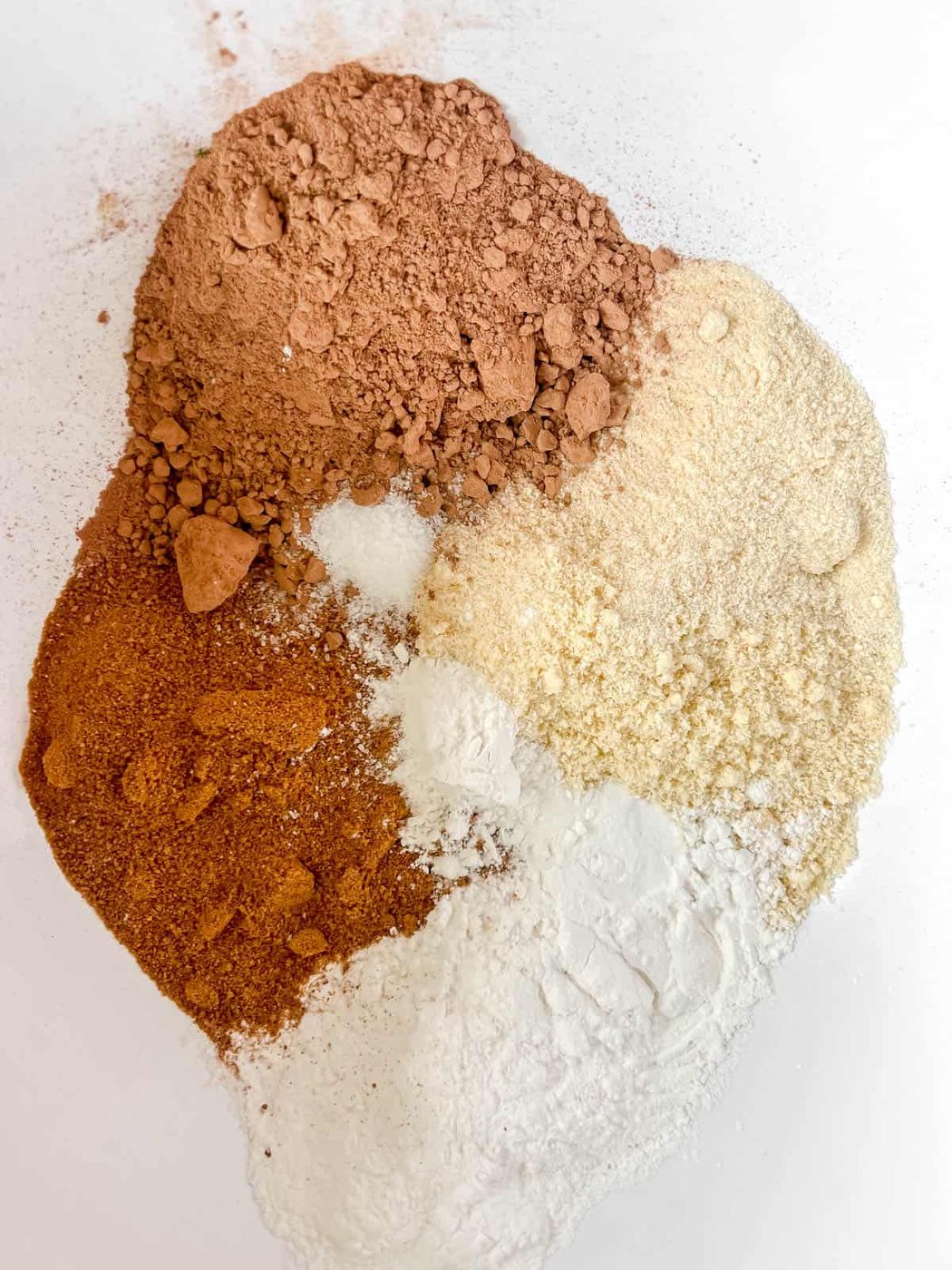 Dry ingredients in a bowl.