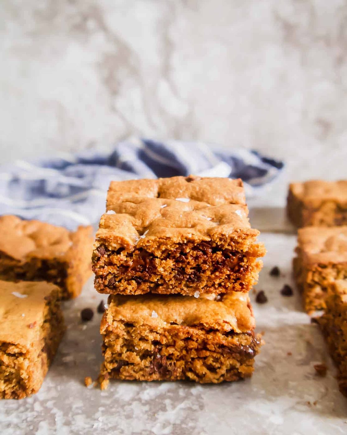 Gluten-Free Chocolate Chip Cookie Bars, Paleo