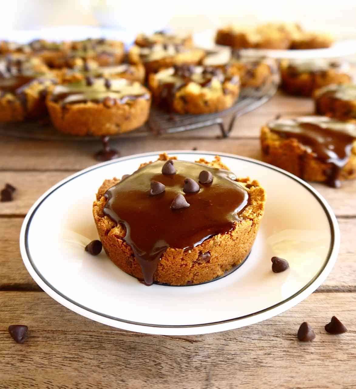 Paleo Chocolate Chip Cookie Cake Cupcakes