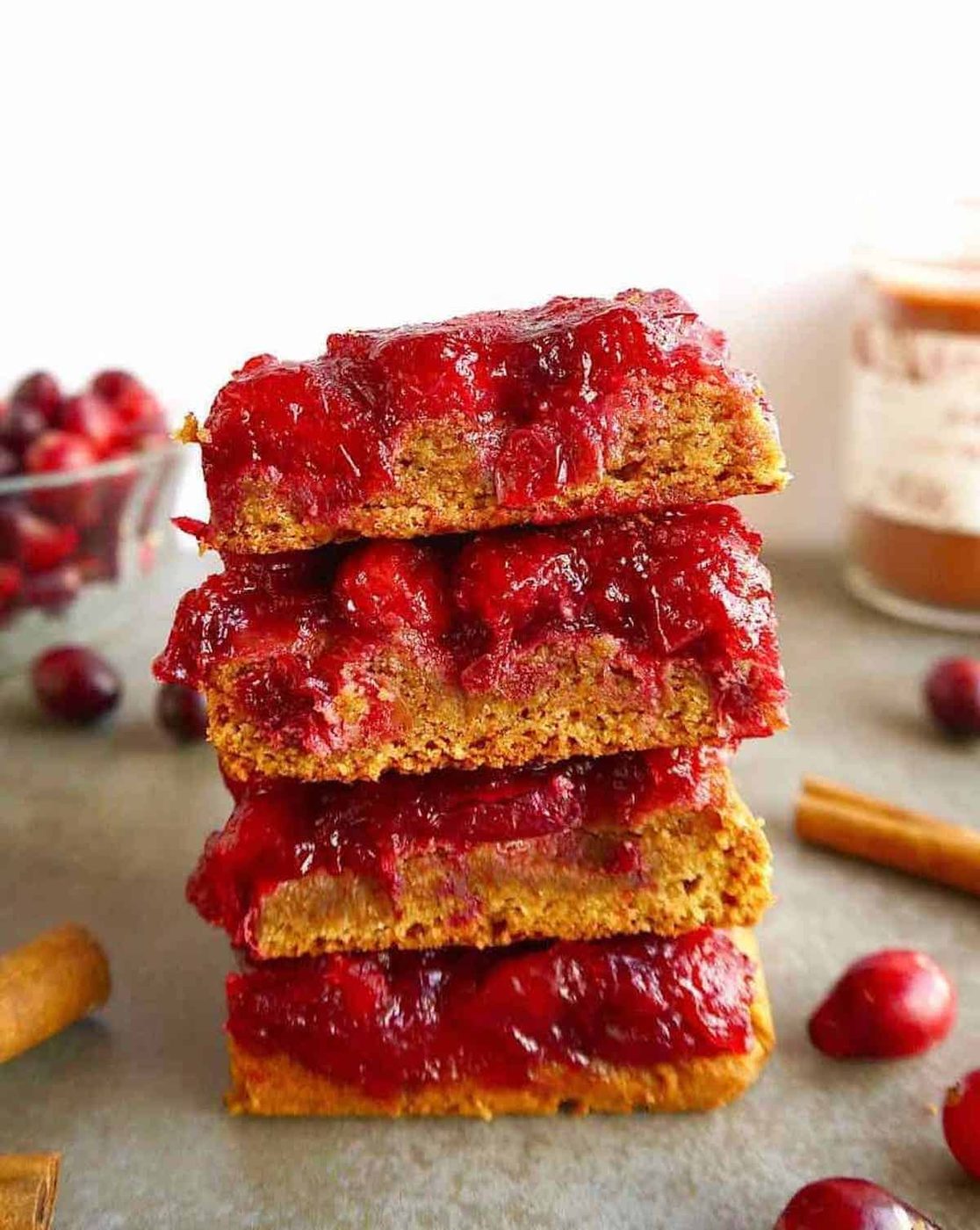 Gluten-free Cranberry Sauce Bars