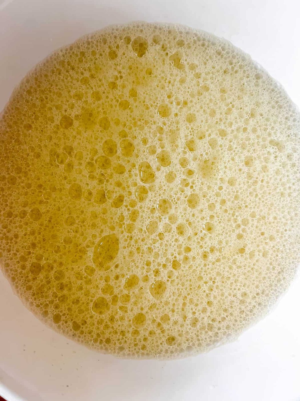 Wet ingredients mixed together in a bowl.