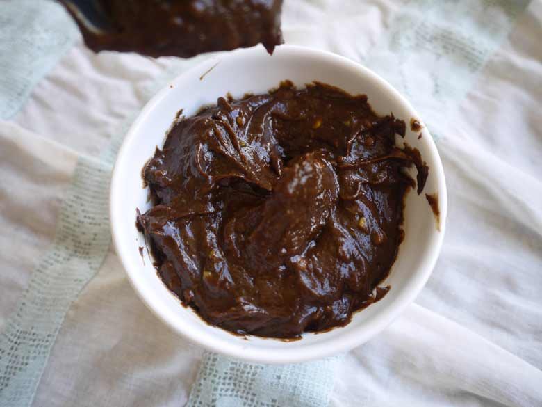 Paleo Fudgy Chocolate Avocado Frosting (GF)
