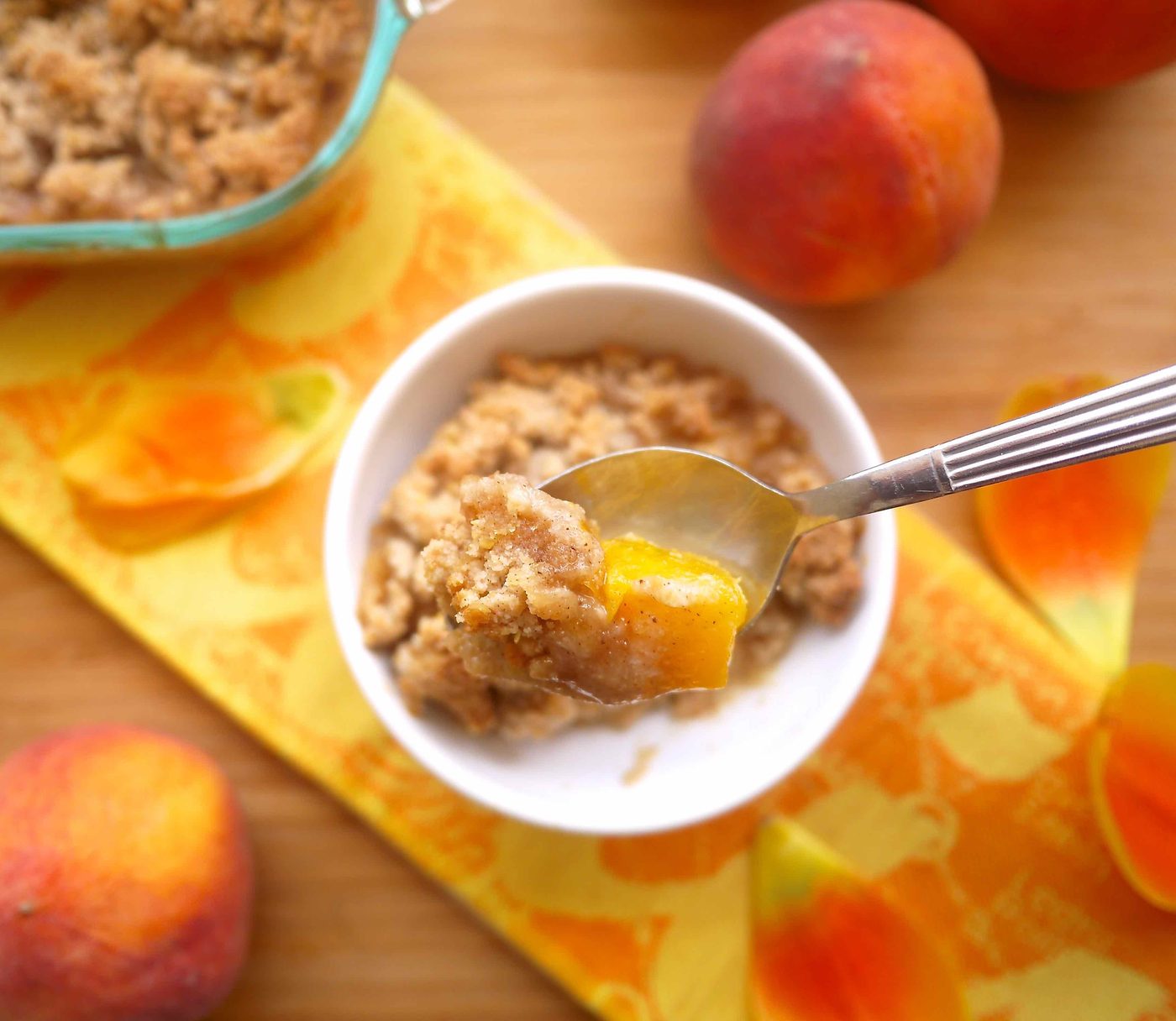 Paleo Peach Crumble (GF)