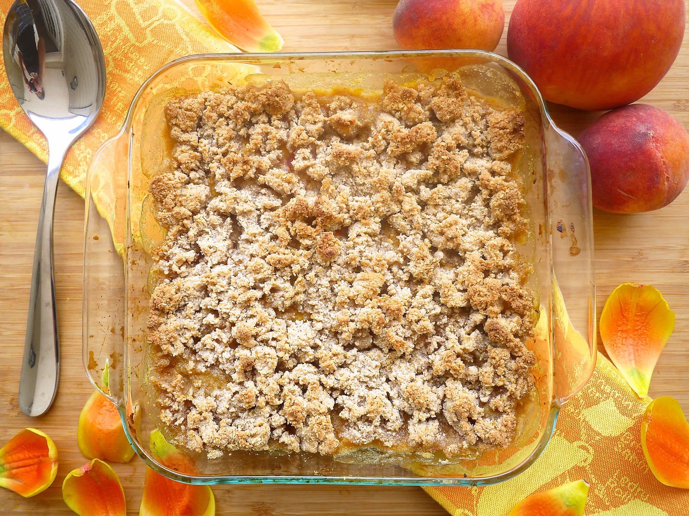 Paleo Peach Crumble (GF)