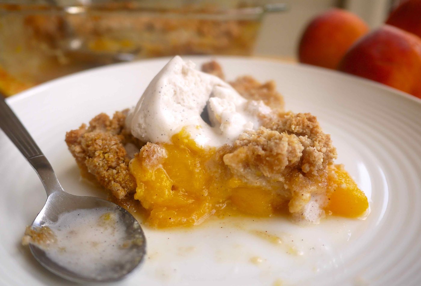 Paleo Peach Crumble (GF)