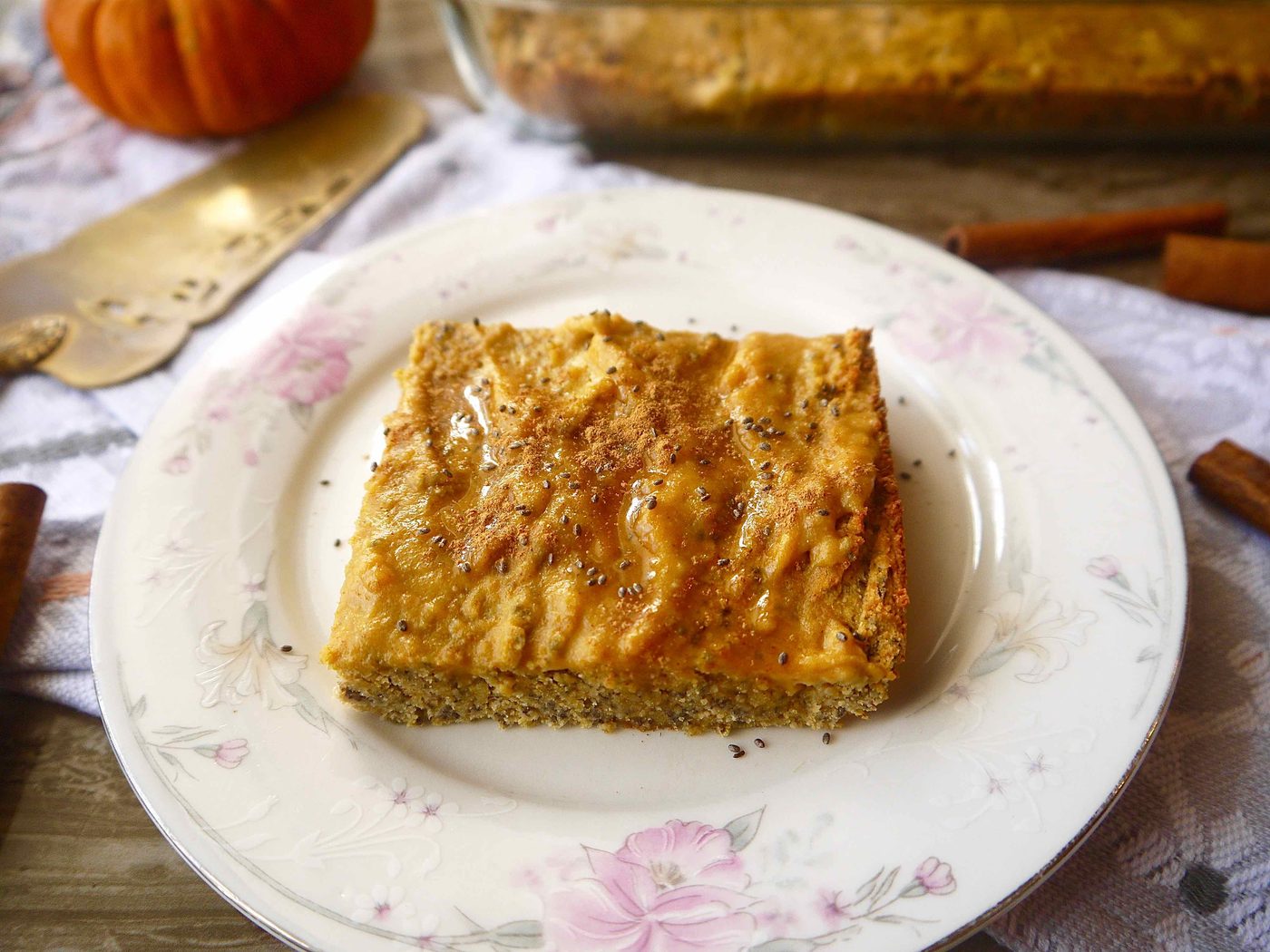 Paleo Pumpkin Chia Banana Bread (GF)- a lighter and flavorful Fall banana bread