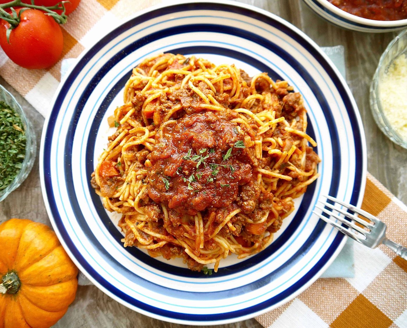 Pumpkin Bolognese