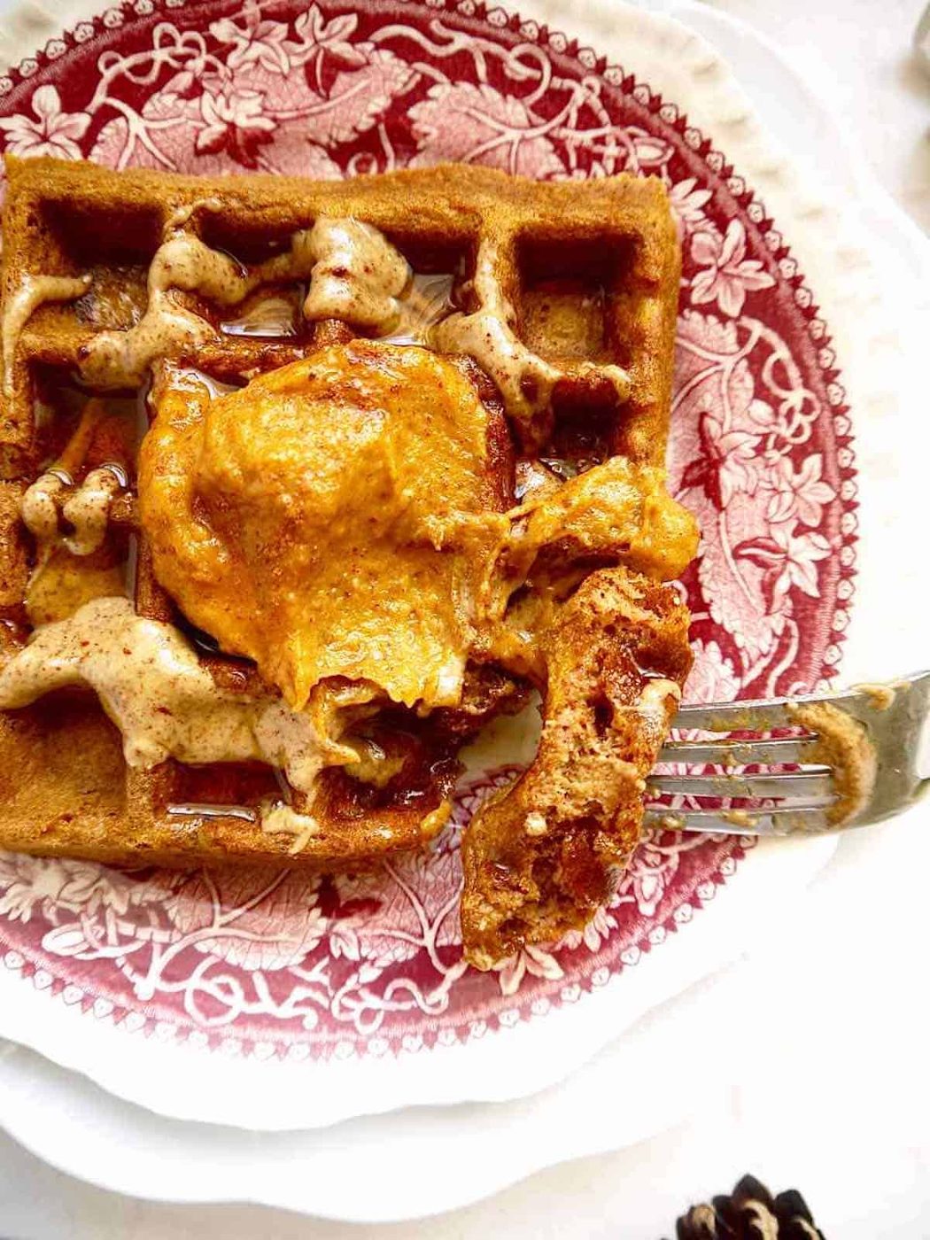 Paleo Pumpkin Waffles, Gluten-free, Dairy-free