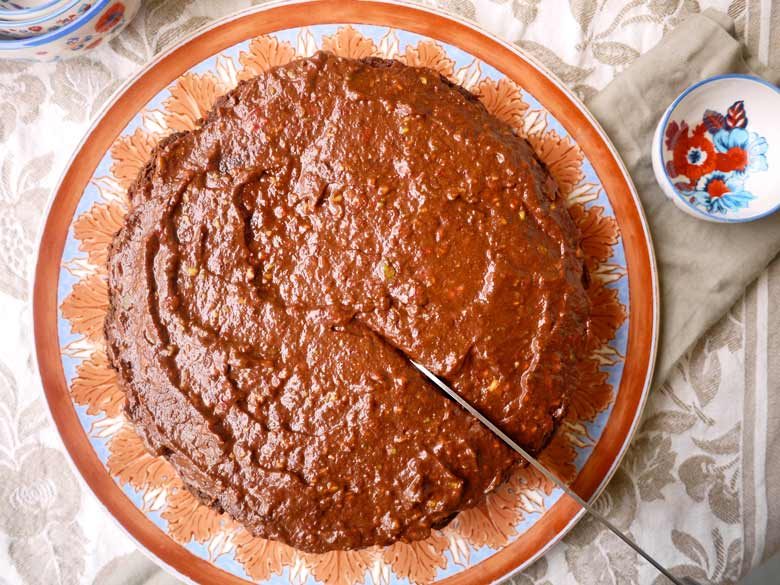 Paleo Raspberry Chocolate Banana Cake (GF, dairy-free)