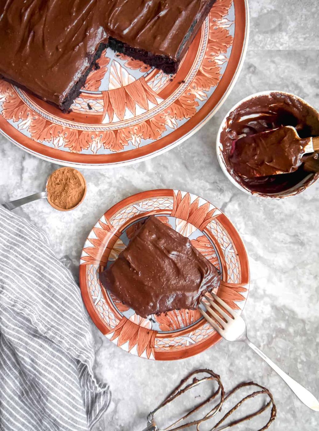 Paleo Single Layer Chocolate Cake with Chocolate Frosting (Dairy-free, GF)