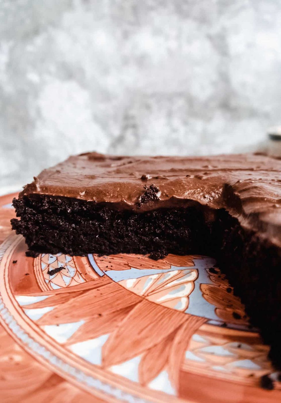 Paleo Single Layer Chocolate Cake with Chocolate Frosting (Dairy-free, GF)