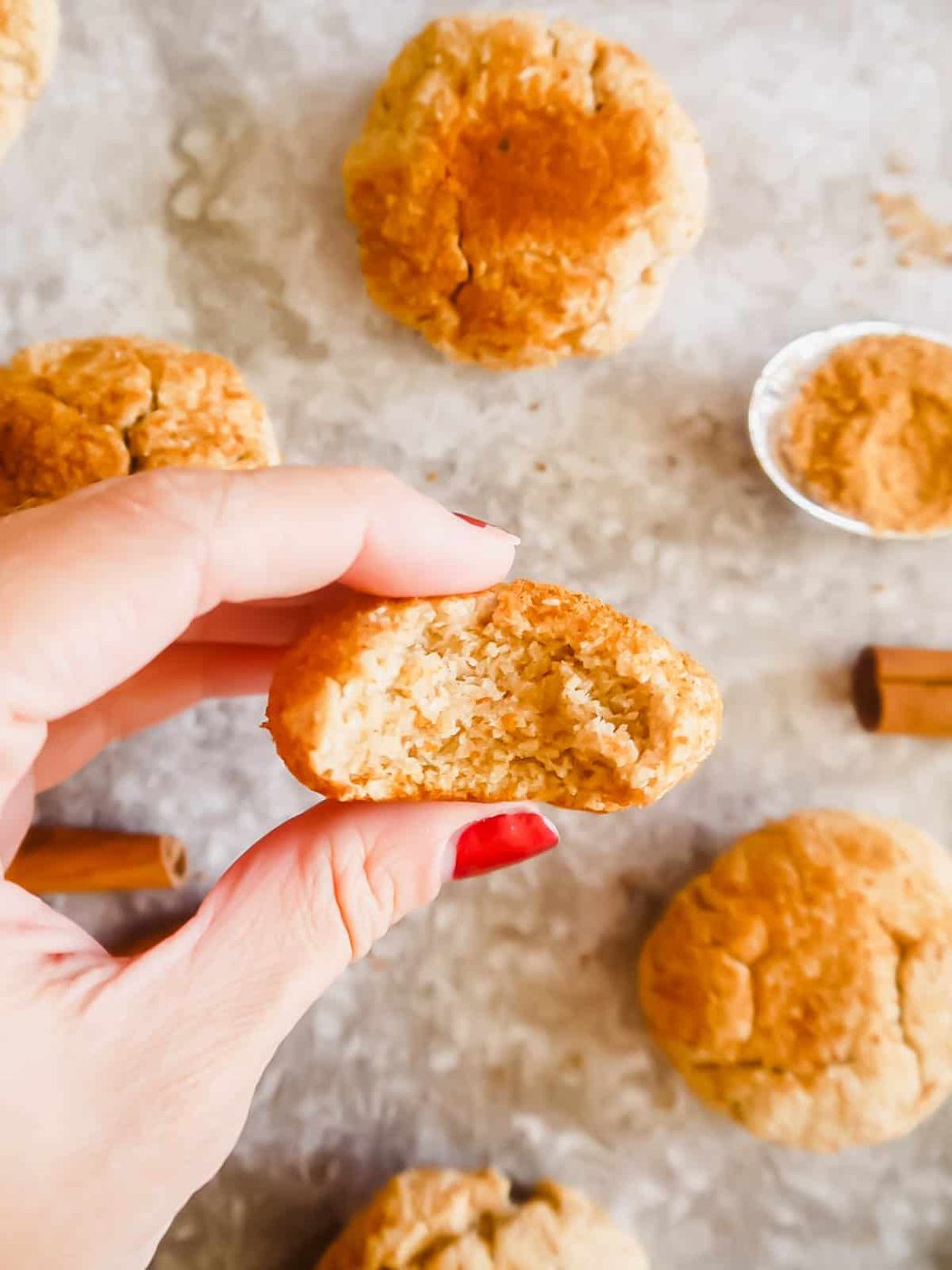 Soft Paleo Snickerdoodles