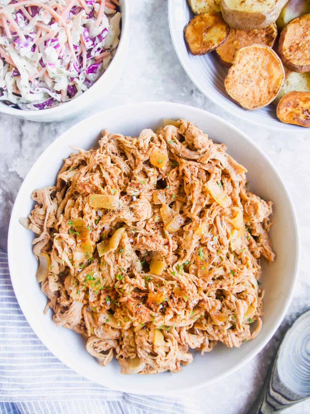 Tomato and Maple: Slow Cooker Pulled Pork Tenderloin