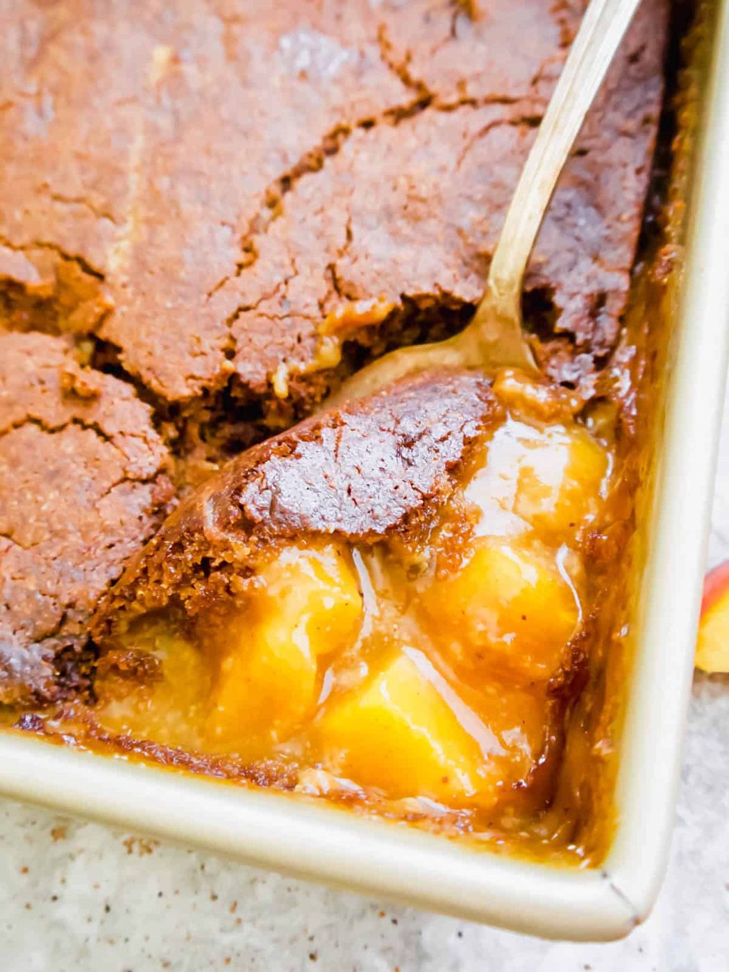 Paleo Vegan Peach Cobbler (GF)