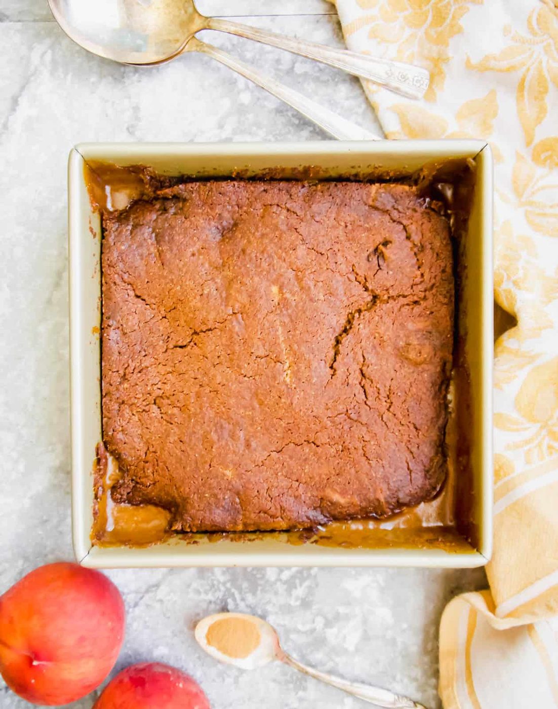 Paleo Vegan Peach Cobbler (GF)