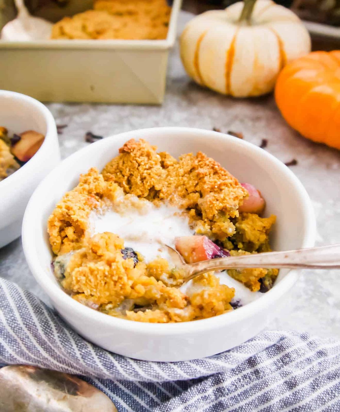 Gluten-free Blueberry Pear Cobbler