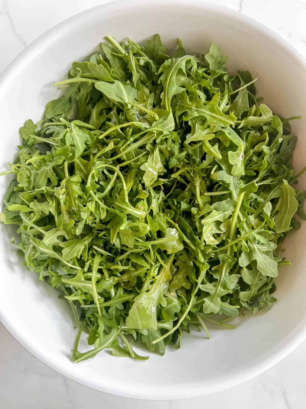 Arugula in a bowl.