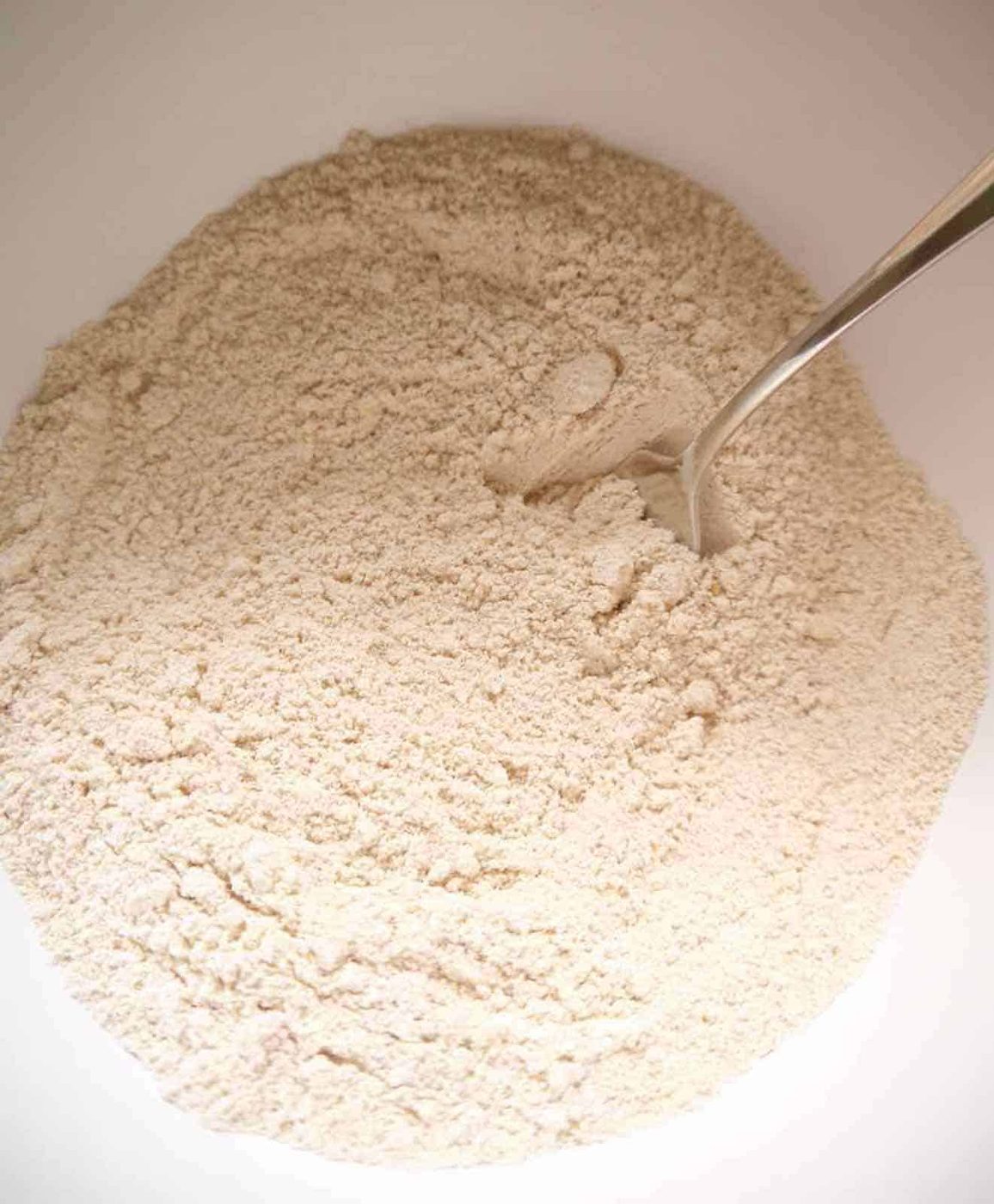 Dry ingredients for paleo pumpkin carrot cake.