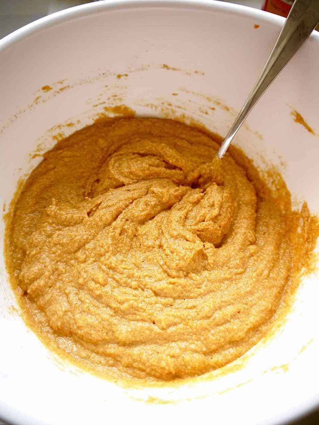 Pumpkin spice carrot cake batter.
