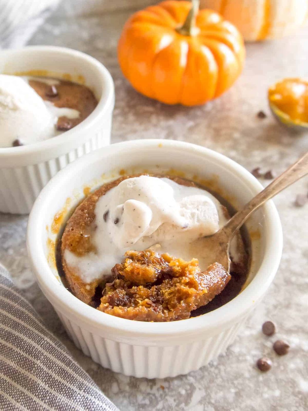 Pumpkin Mug Cake, Paleo, Gluten-free, Dairy-free