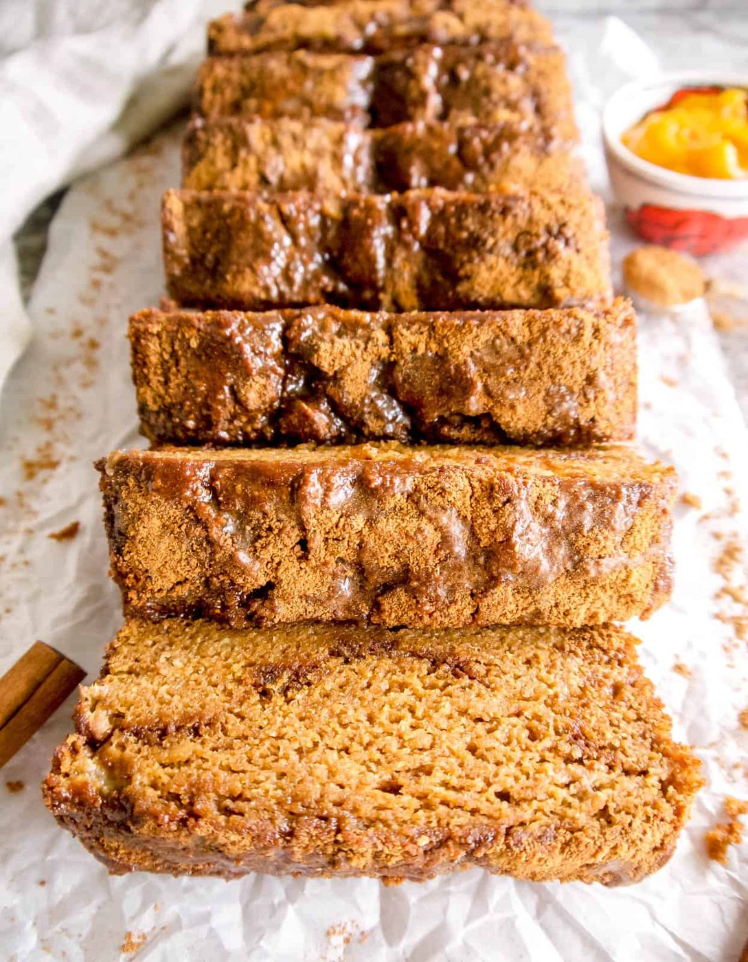 Cinnamon Swirl Paleo Pumpkin Banana Bread, Gluten free, Dairy free