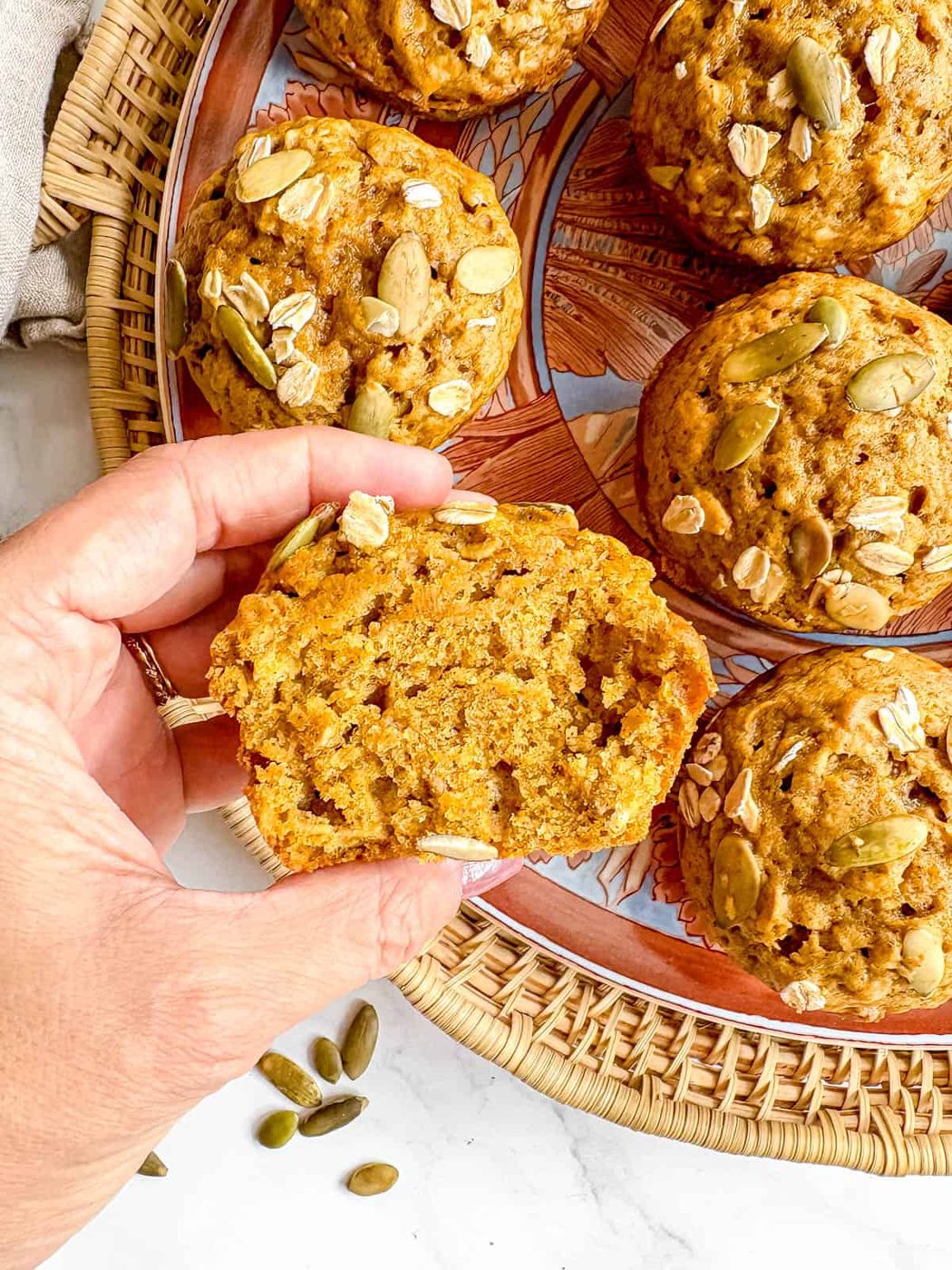 Pumpkin Oat Muffins, Naturally Dairy-free