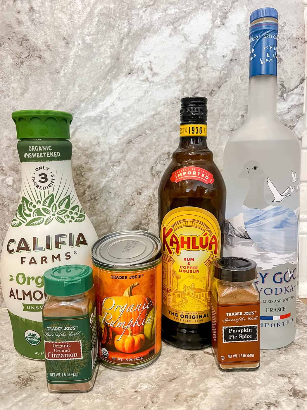 Pumpkin spice russian ingredients.
