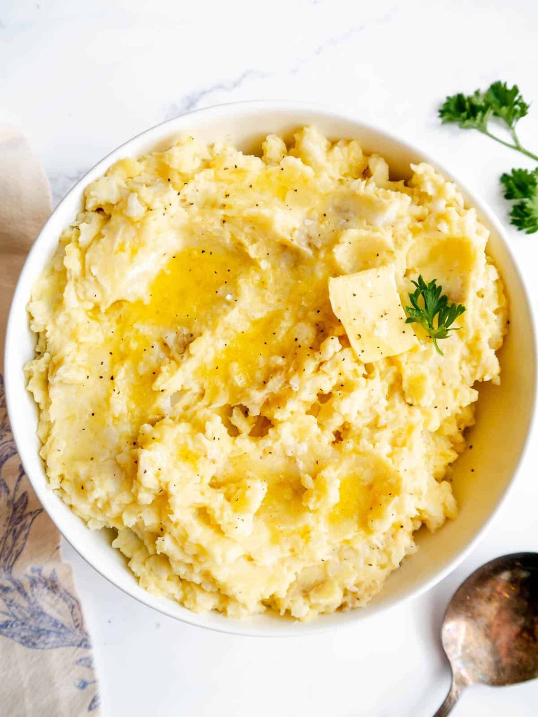 Cauliflower and Potato Mash with Garlic