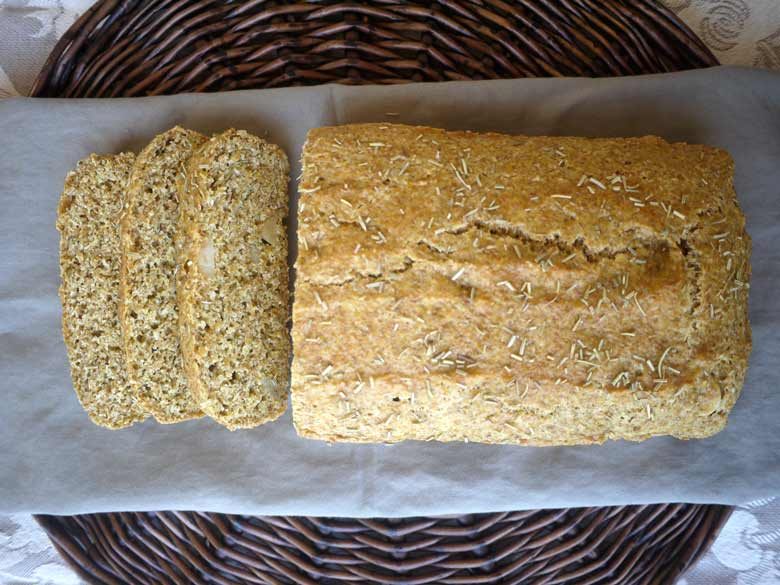 Rosemary Garlic Loaf (paleo, GF)