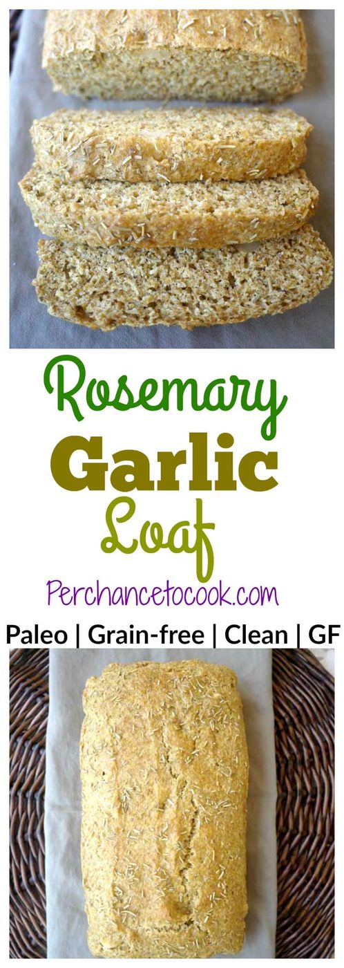 Rosemary Garlic Loaf (paleo, GF)