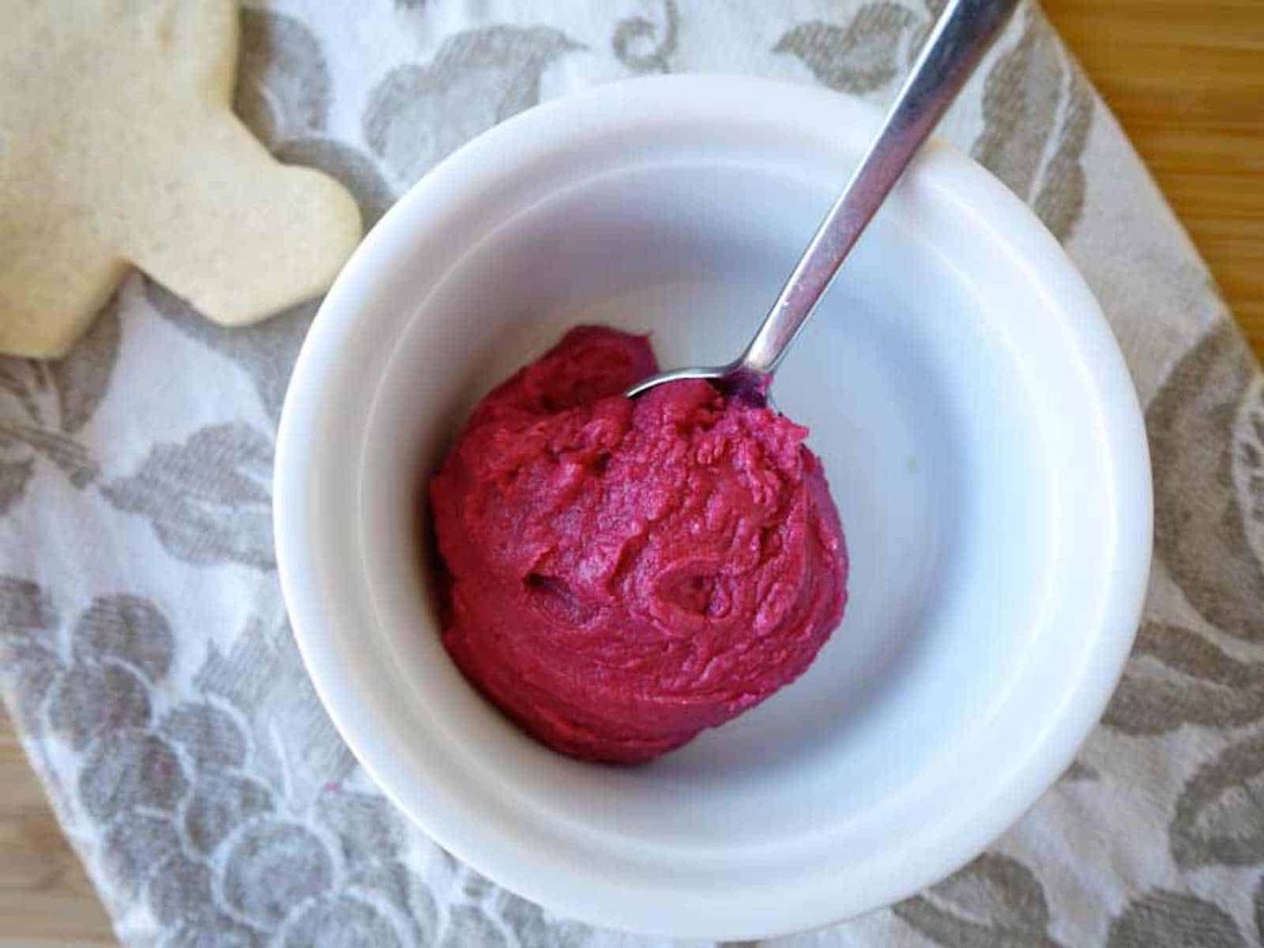 Beet frosting.