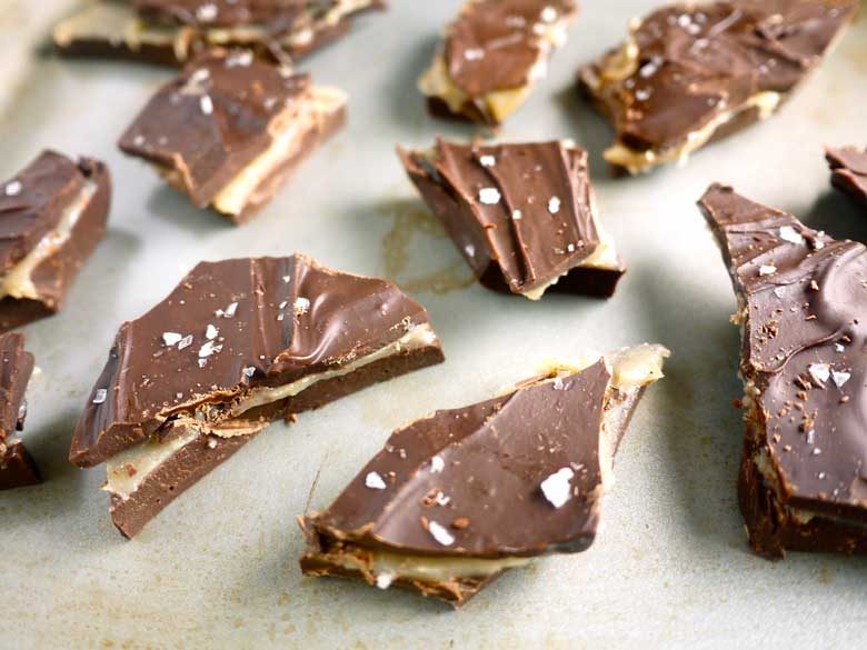 Salted Caramel Paleo Bark (GF, dairy-free)