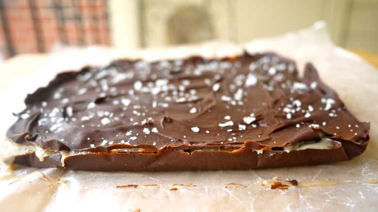 Salted Caramel Paleo Bark (GF, dairy-free)