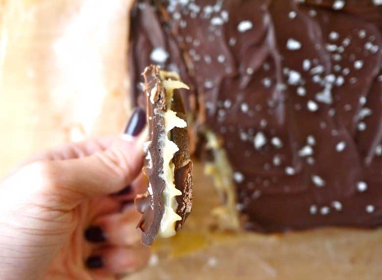 Salted Caramel Paleo Bark (GF, dairy-free)